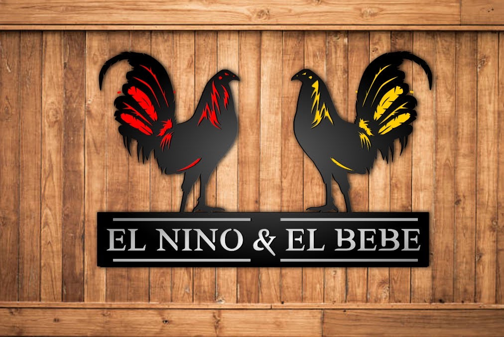 ADORNO DE GALLOS METAL // SIGN ROOSTER WALL SIGNS