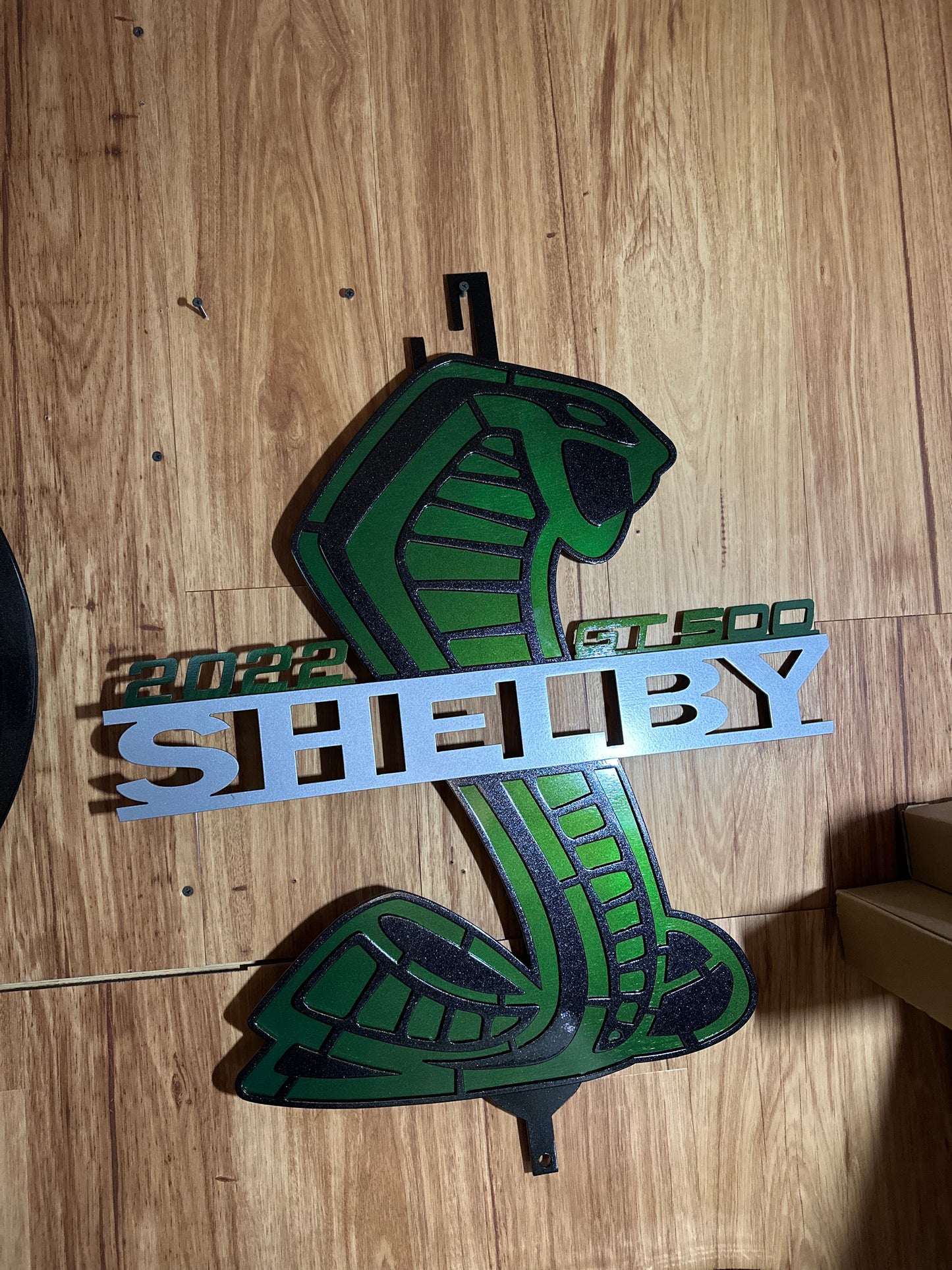 2022 ERUPTION GREEN AND BLACK SHELBY HOOD PROP